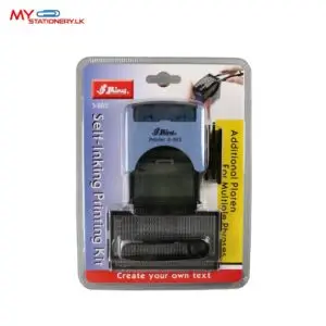 SHINY S-883-1 Shiny S-883 DIY Self-Inking Stamp Printing Kit – Custom Rubber Stamp Maker (47 × 18 mm)